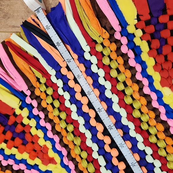 Cottagecore Handmade Round Rug - Picture 3 of 3